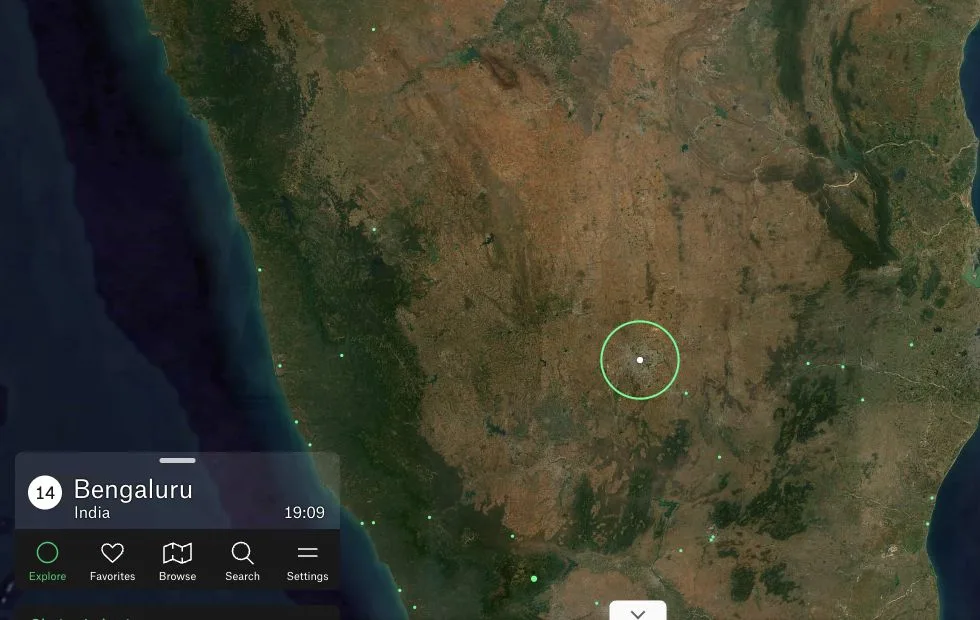 Radio Garden official globe interface