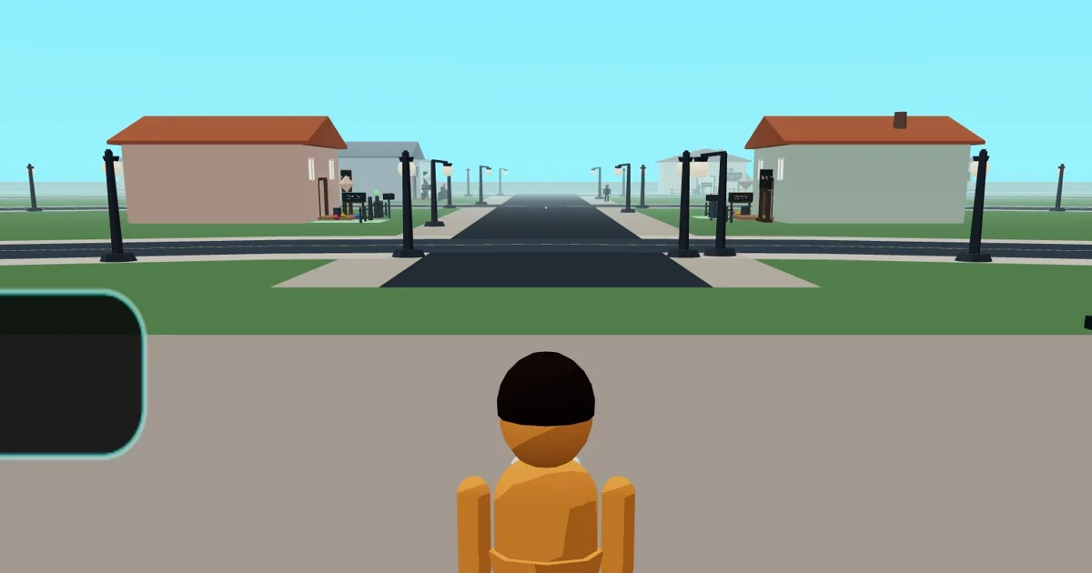 Actual Townline browser gameplay in a staged test